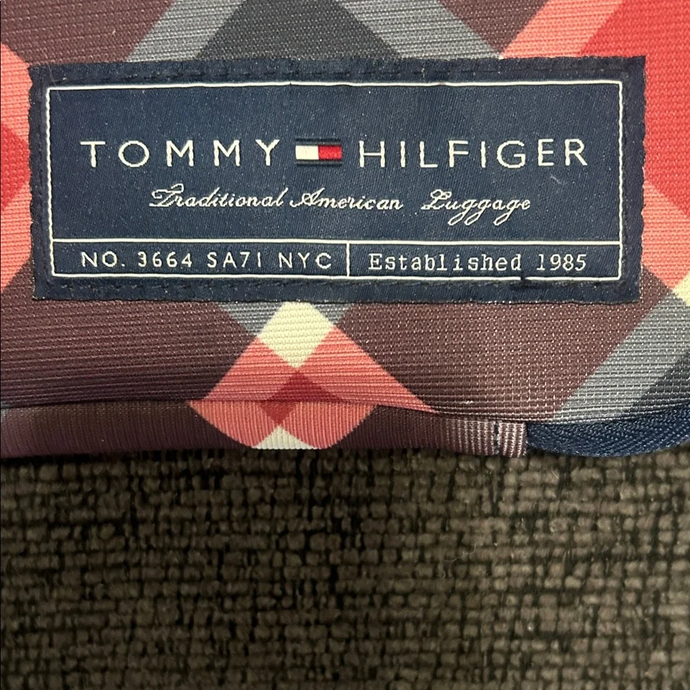 Tommy Hilfiger Plaid Laptop Sleeve in Red and Gray - Picture 2 of 6